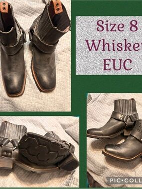 freebird Whiskey Gray  Ankle Booties